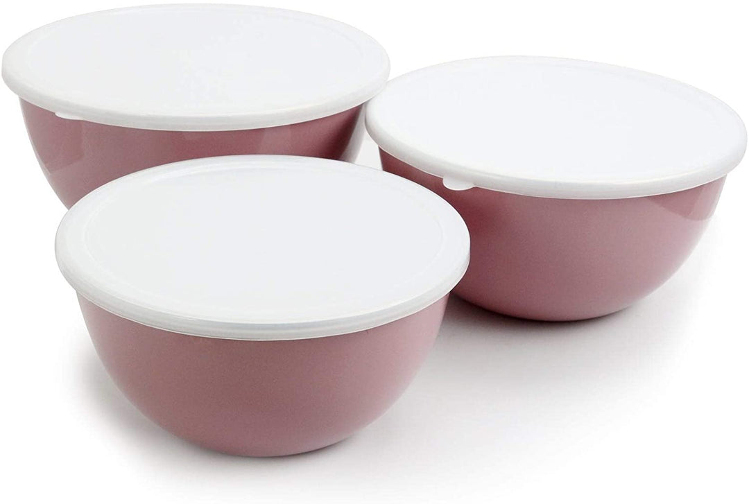 3 Piece Nesting Mixing Bowl Set Lavender Purple