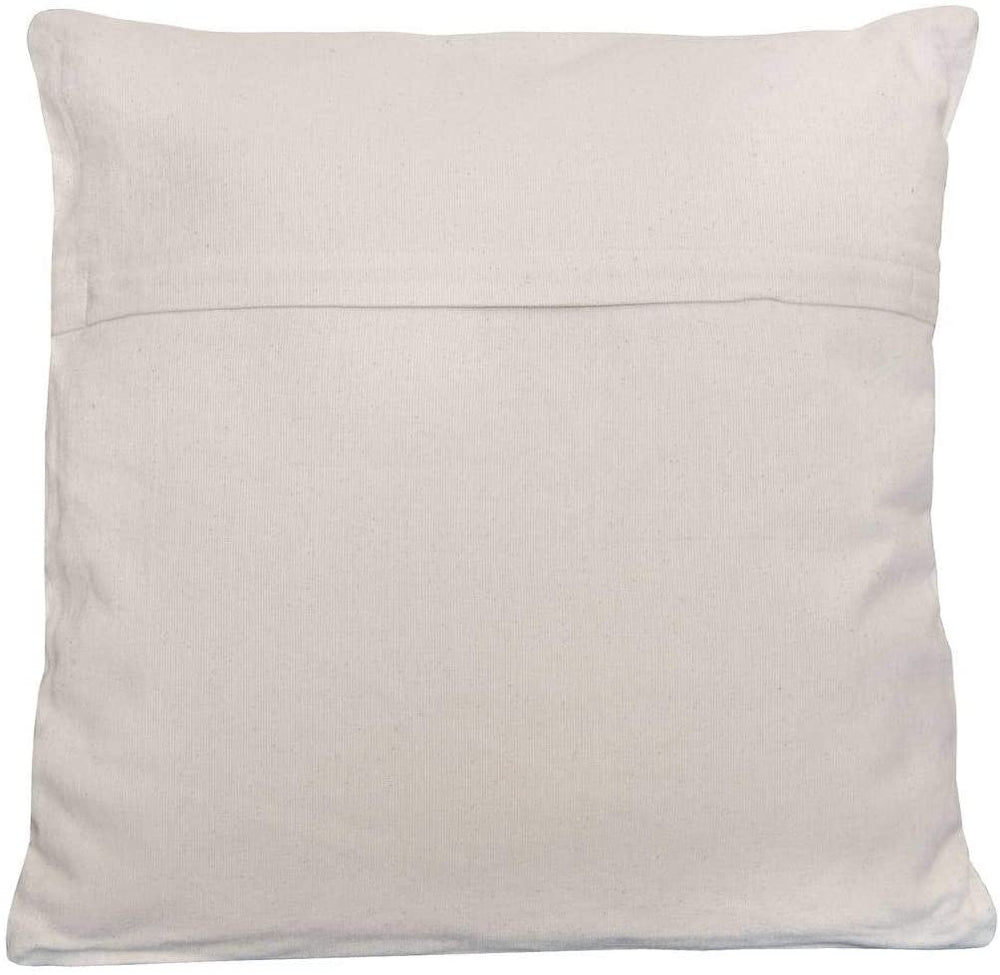 Handmade Chenille Ikat 20" Throw Pillow (Set 2) Beige Brown Bohemian Eclectic Transitional Two Pillows - Diamond Home USA