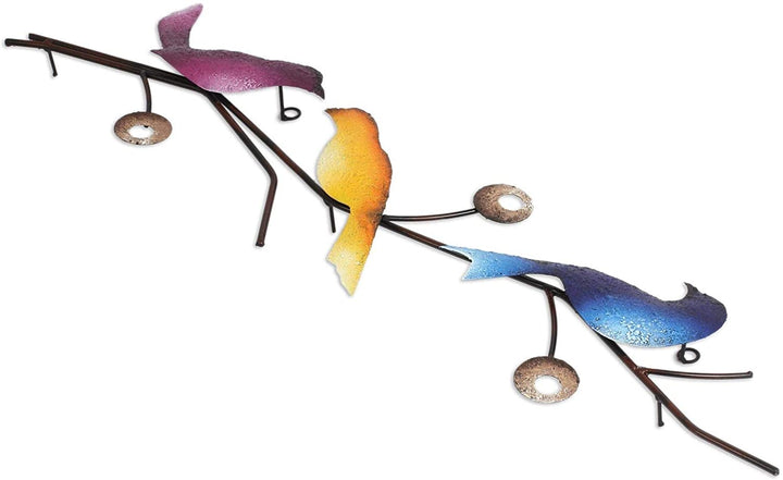 Handmade Singing Trio Steel Wall Sculpture (Mexico) Color Country - Diamond Home USA