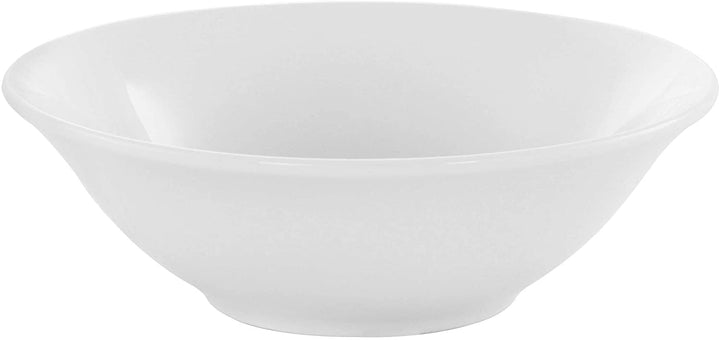 Traditional Fine Ceramic 16 Piece Dinnerware Set White Solid Casual Round Microwave Safe - Diamond Home USA