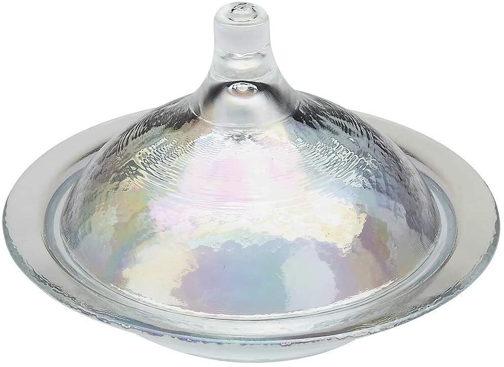 Pearl Covered Dish Cream Casual Rectangle Glass 2