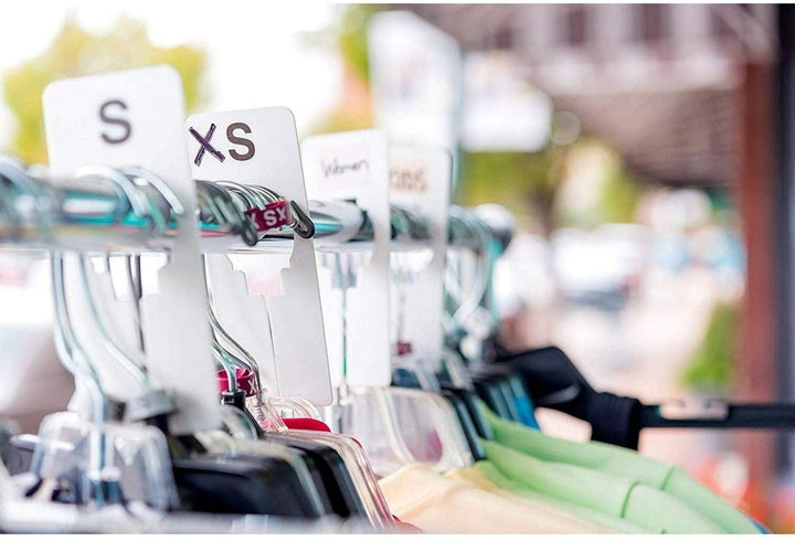 MISC 60x White Blank Rectangle Hanger Dividers Clothing Rack Closet