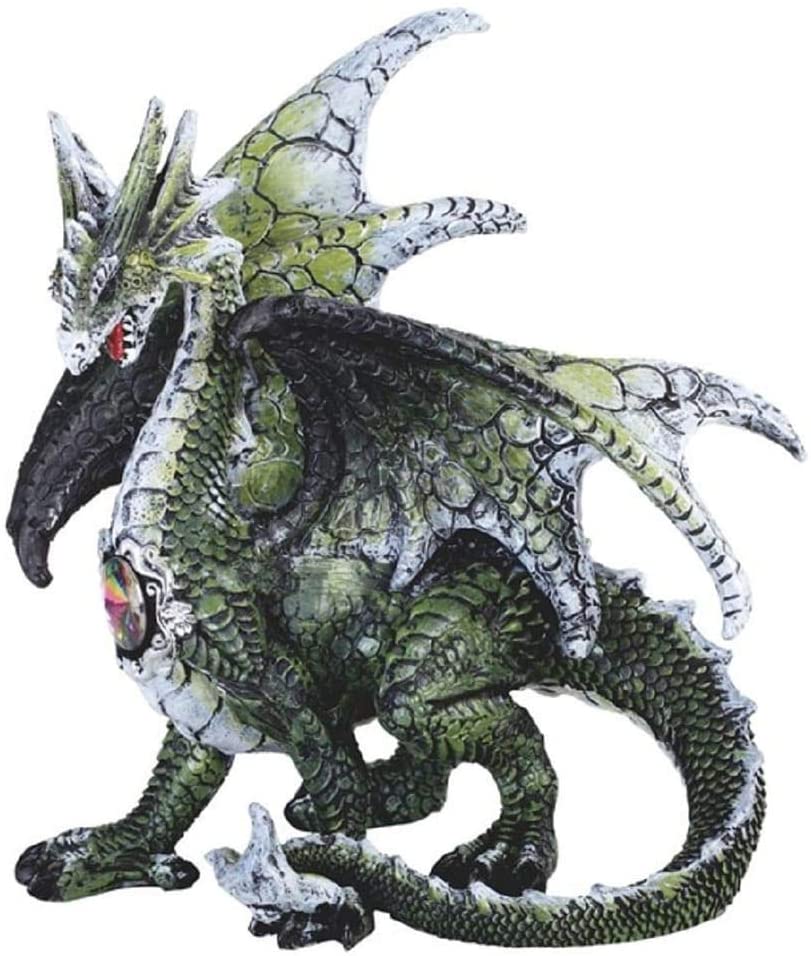 5 5" h Green Dragon Statue Fantasy Decoration Figurine