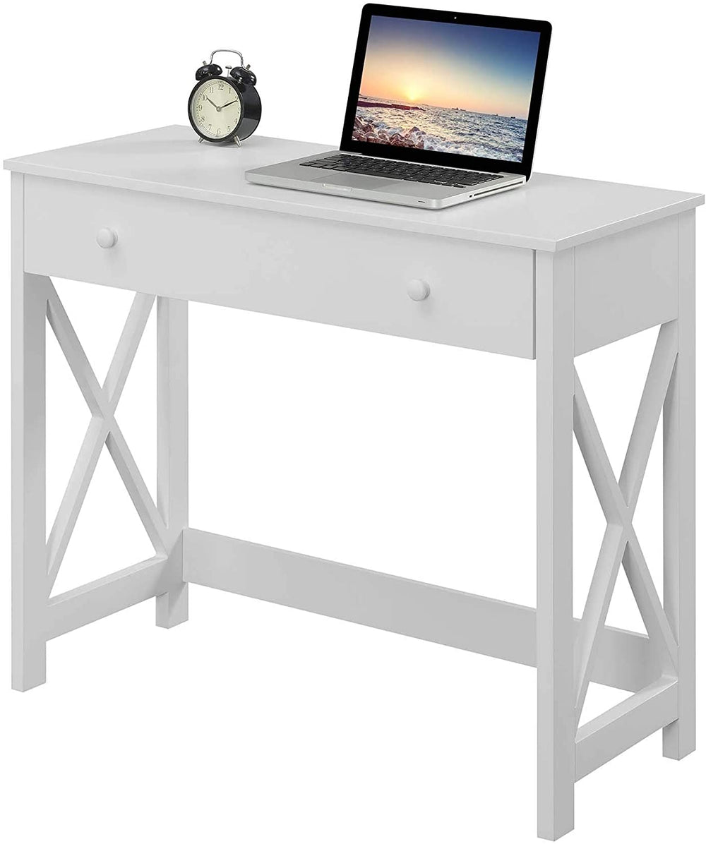 36 Desk Modern Contemporary Rectangular MDF Drawers - Diamond Home USA