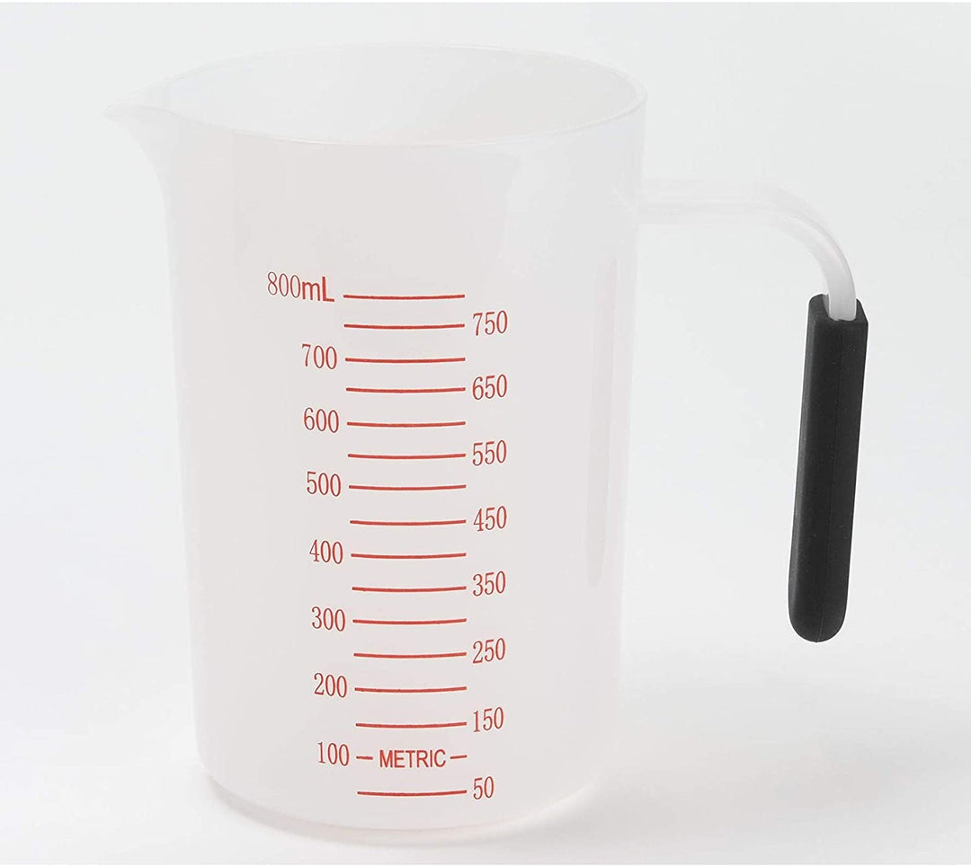 4 pc Silicone Baking Prep Set W/Measuring Cup Model Black Round - Diamond Home USA