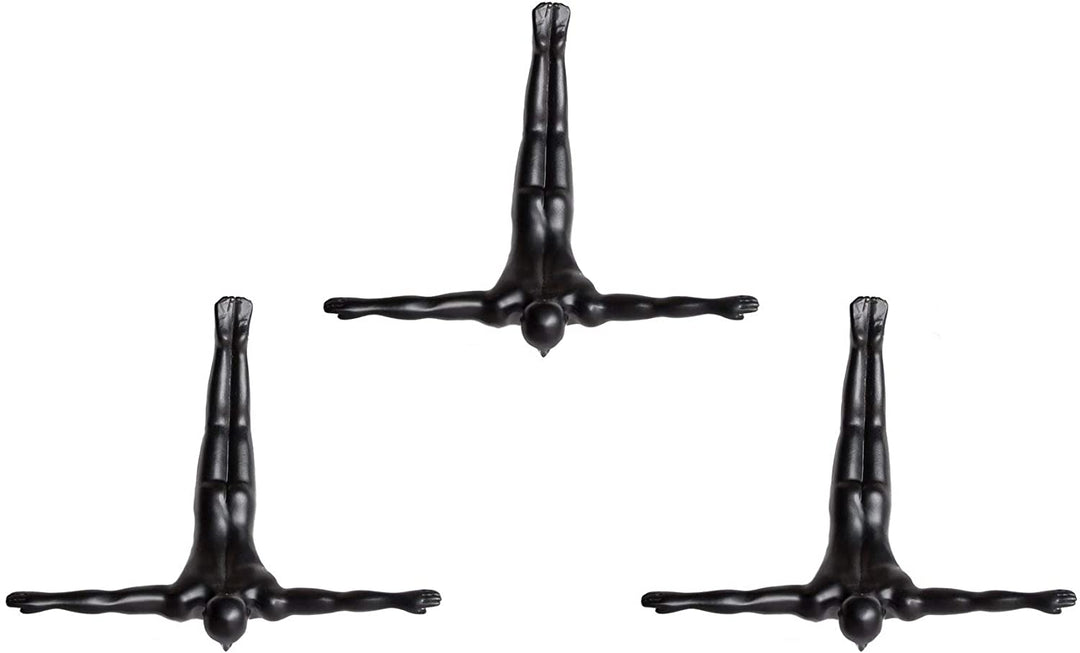 6 5" X 2 5" Black 3 Pack Circus