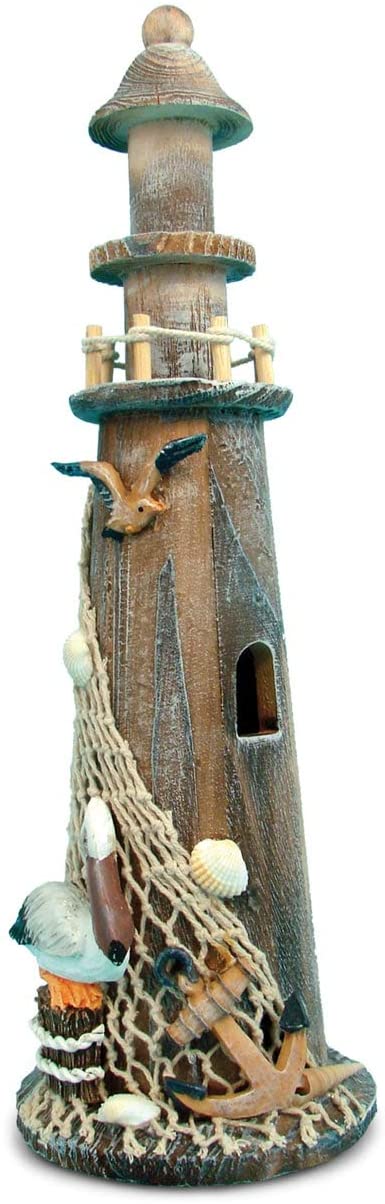 Brown Wooden Nautical Decor Lighthouse Color Coastal