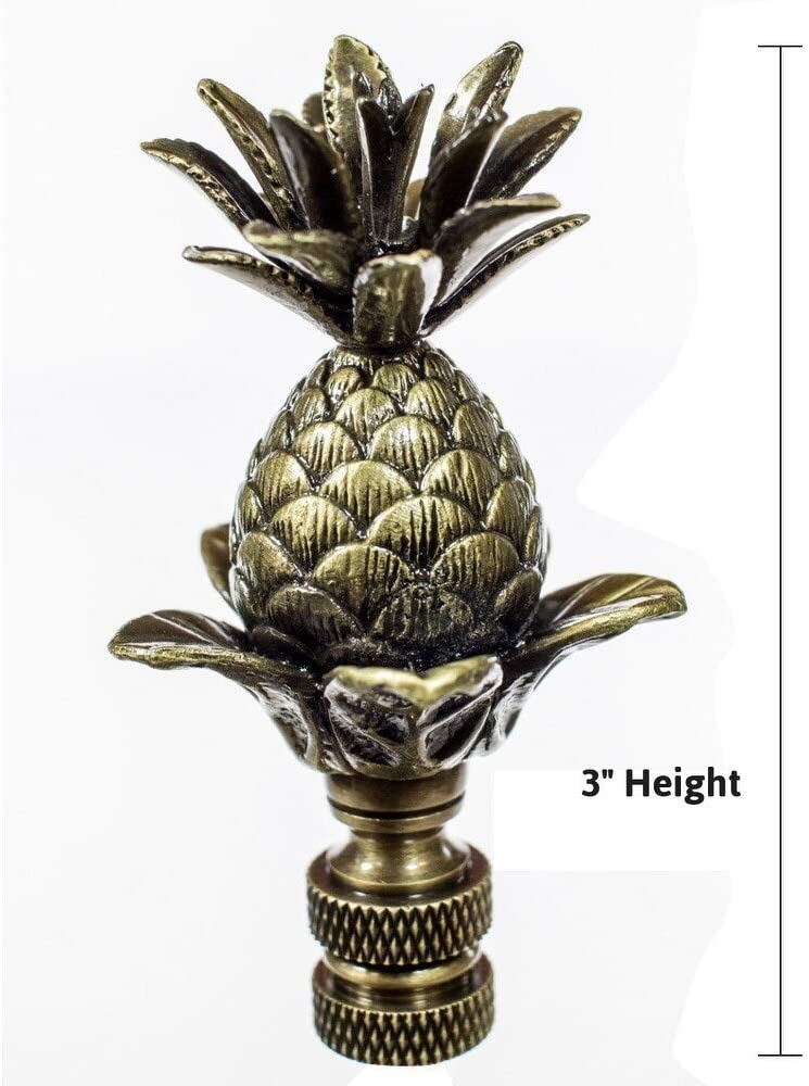 Blooming Pineapple Ceiling Fan Pull 3" h 12" Antiqued Brass Chain Bronze Modern Contemporary - Diamond Home USA