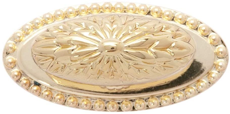 Gold Ring Cabinet Pull 1 9" Diameter Modern Contemporary Zinc Finish - Diamond Home USA