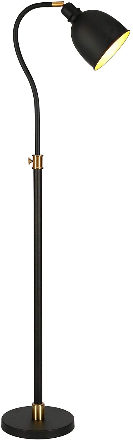 MISC Blackened Bronze Arc Lamp Black Industrial