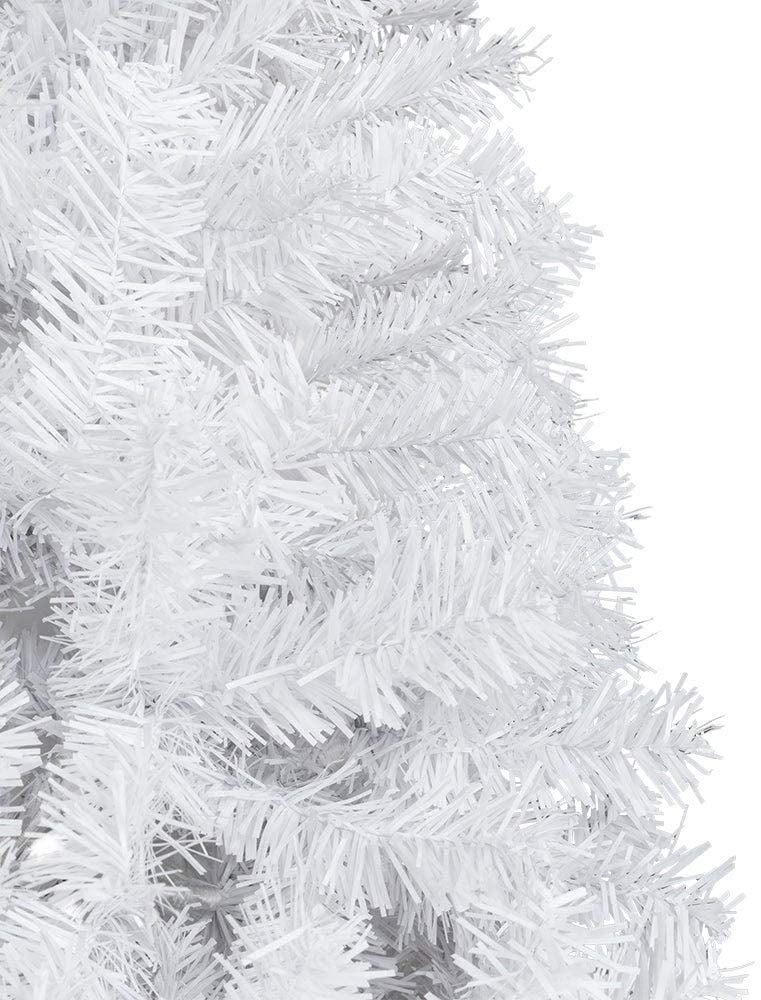 7ft Artificial White Christmas Tree Branches Stand PVC Included - Diamond Home USA