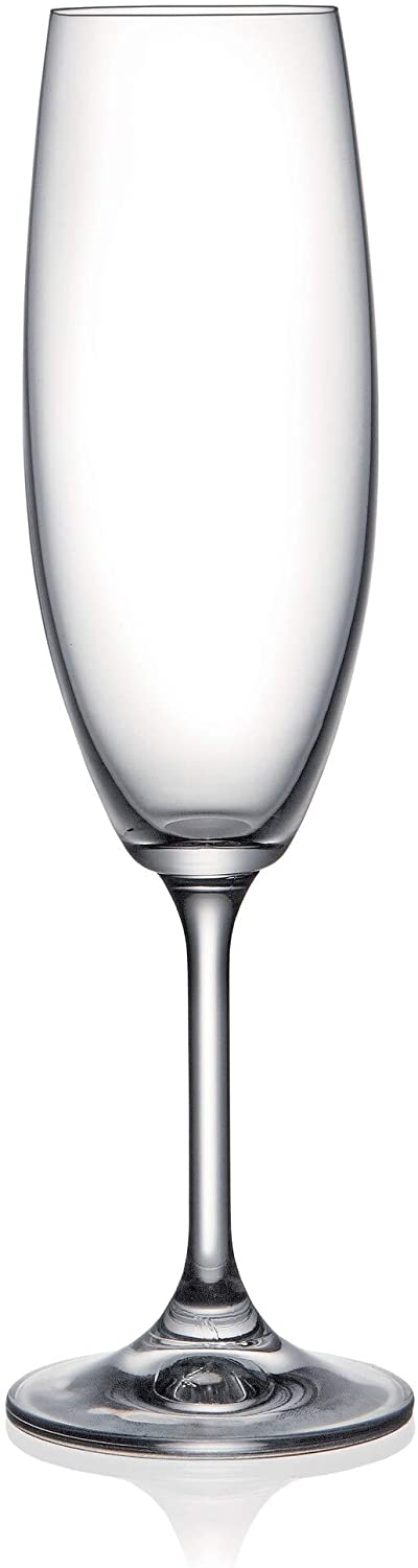 MISC Gifts Inc European Set/6 Flute Glass 7 5 Oz 6 Piece