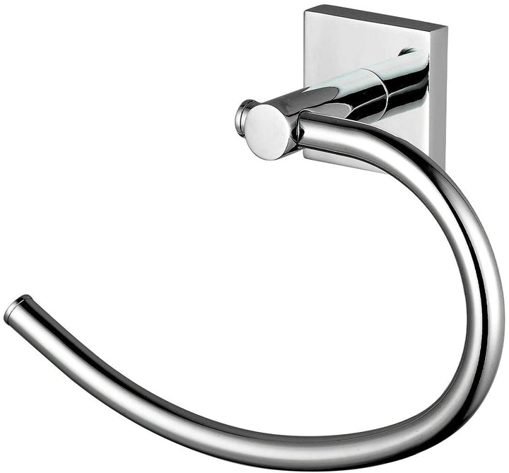Towel Ring Chrome Metal - Diamond Home USA