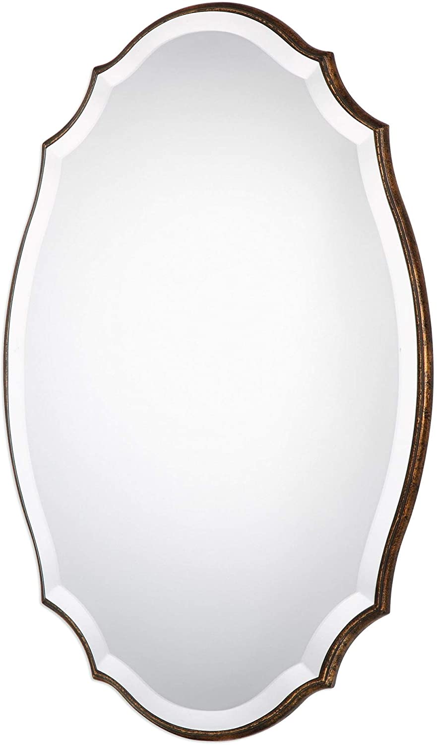 Oval Mirror Antique Silver 19 875x30x0 47 Transitional Hooks Included Includes Hardware