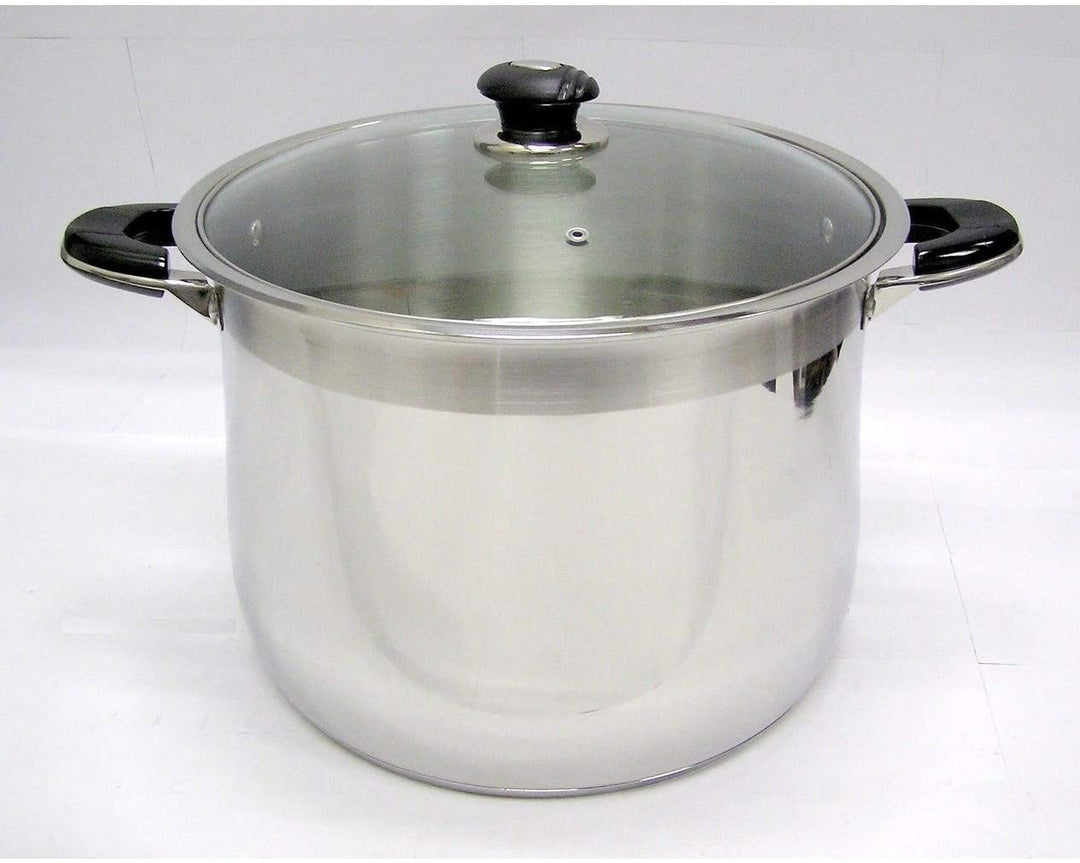 20 Qt Stainless Steel Tri ply Heavy Duty ourmet Stock Pot