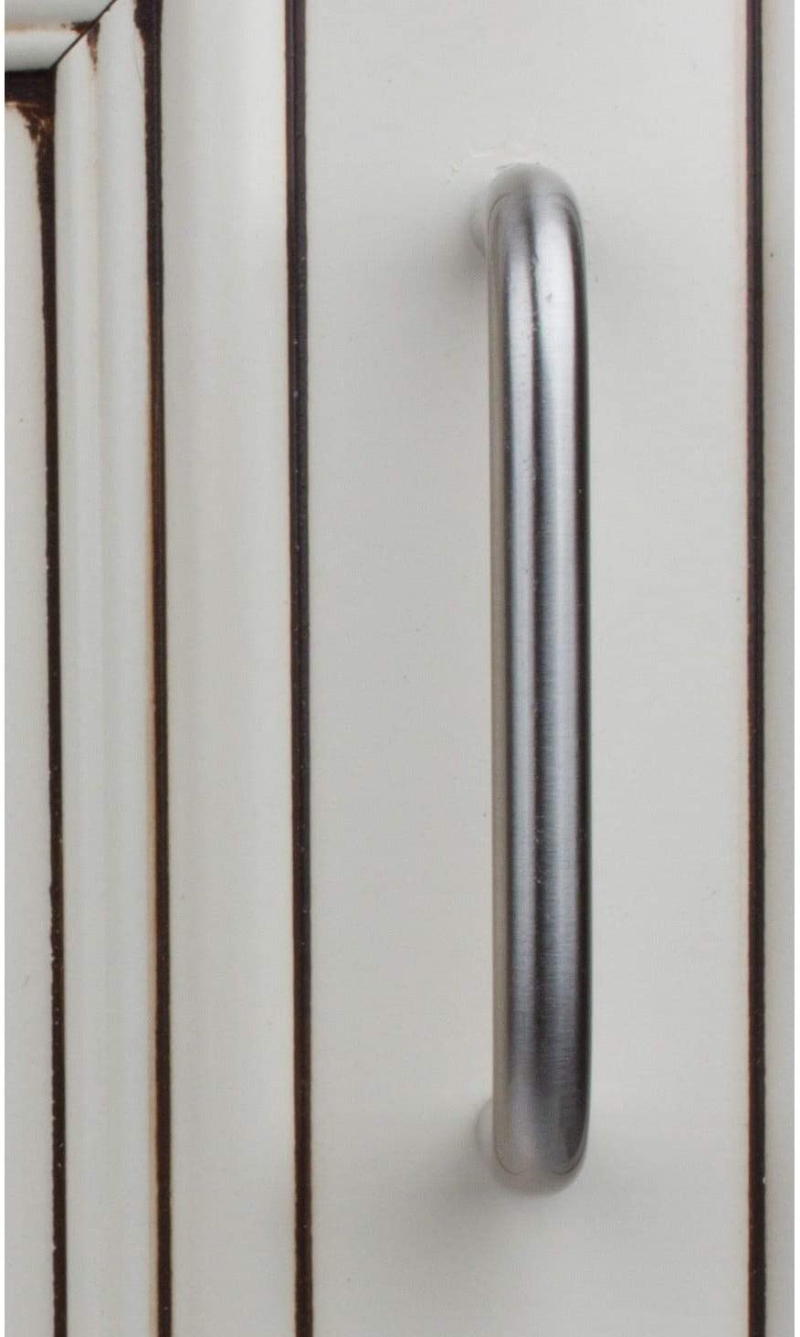 3 inch Stainless Steel Cabinet Finished Wire Pulls (Pack 25) Grey Metal Nickel Finish - Diamond Home USA