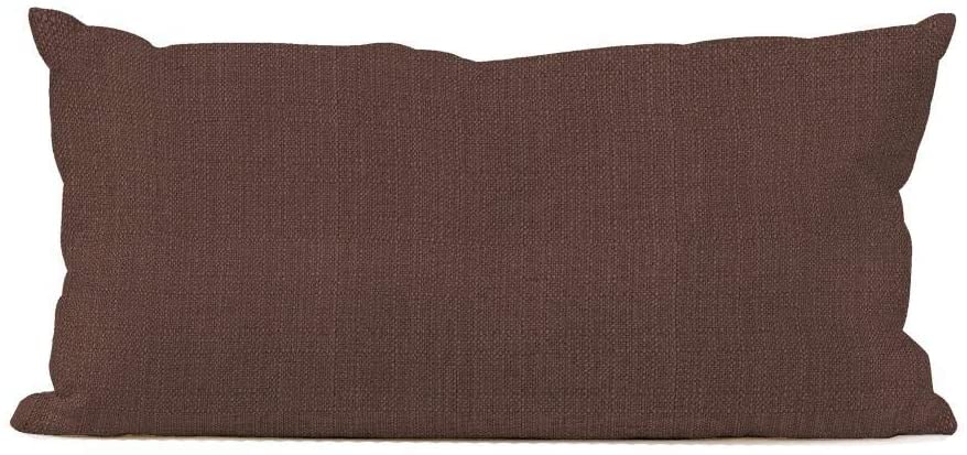 Chocolate Kidney Pillow Brown olid Color Casual Polyester