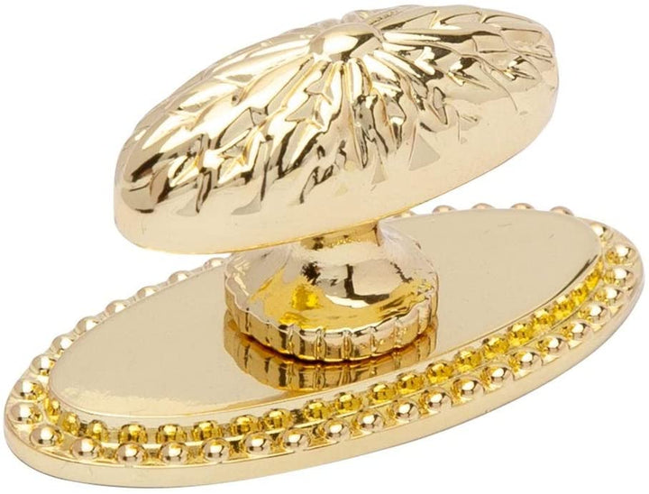 Gold Ring Cabinet Pull 1 9" Diameter Modern Contemporary Zinc Finish - Diamond Home USA