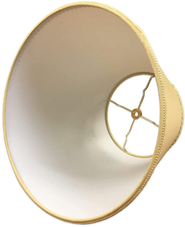 Empire Hardback Lamp Shade Top Bottom Trim (8x14x11) Ant Gold Traditional - Diamond Home USA