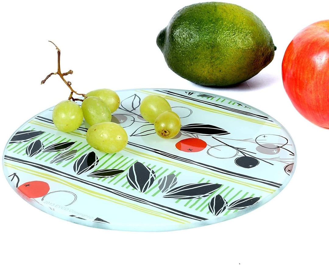 Tempered Glass 8" Round Trivet Color