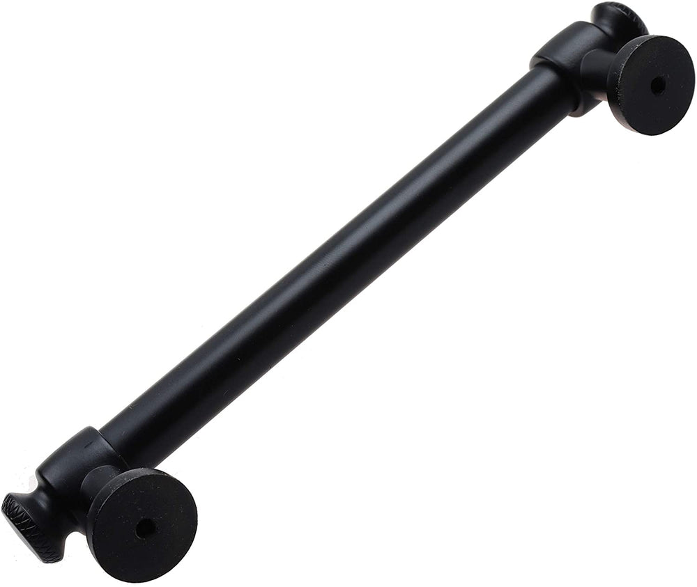 10 Pack 5 Center Matte Black Classic Euro Cabinet Pulls Traditional Metal - Diamond Home USA