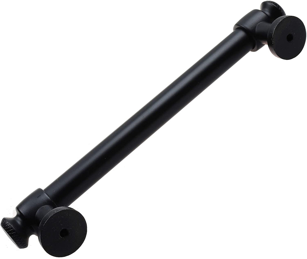10 Pack 5 Center Matte Black Classic Euro Cabinet Pulls Traditional Metal - Diamond Home USA