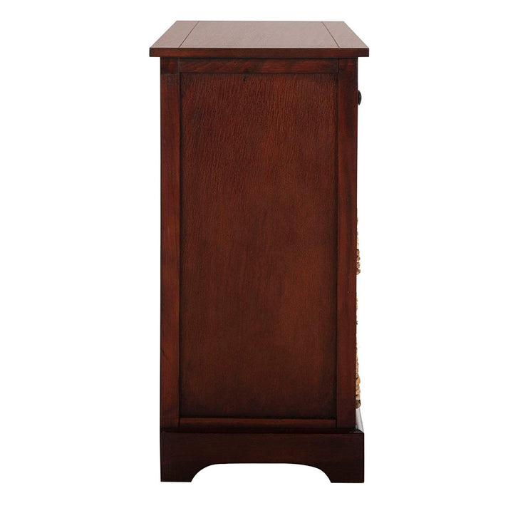 Brown 6 Drawer Organizer 29X27 Inch Large Storage Box Dorm Room Classroom Bedroom Tall Cart Drawer Decorative Modern Wood