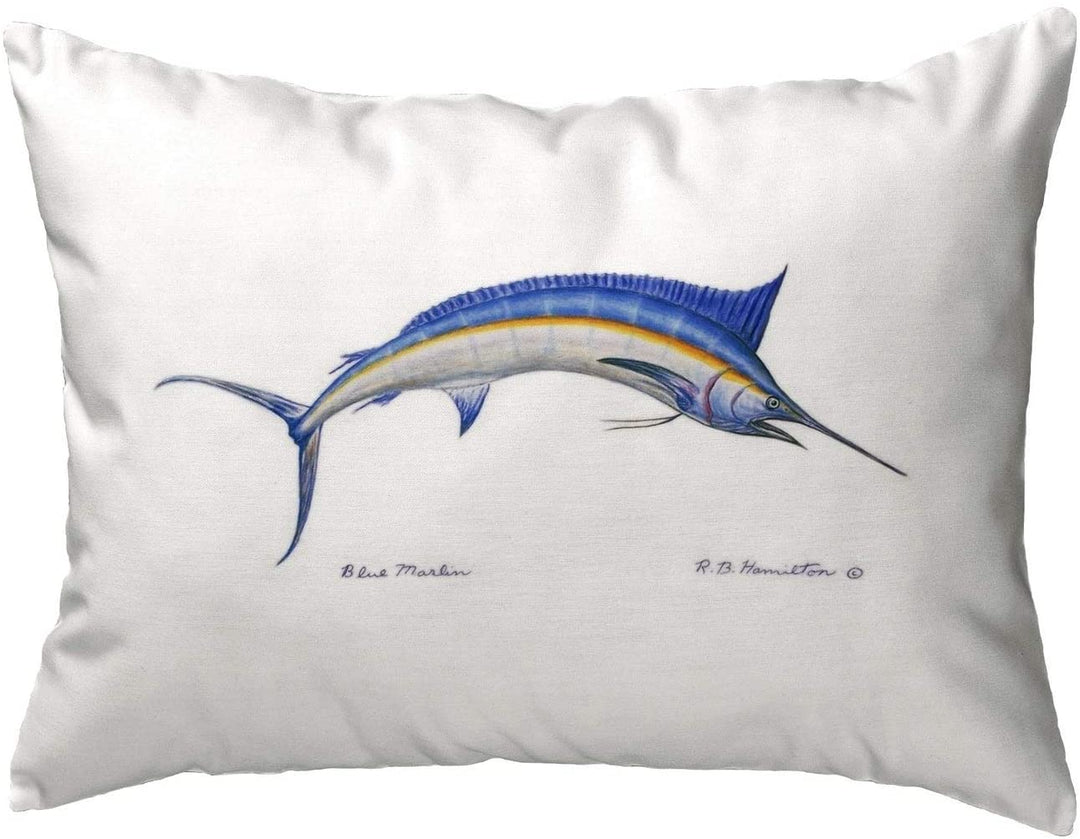 Blue Small No Cord Pillow 11x14 Color Graphic Nautical