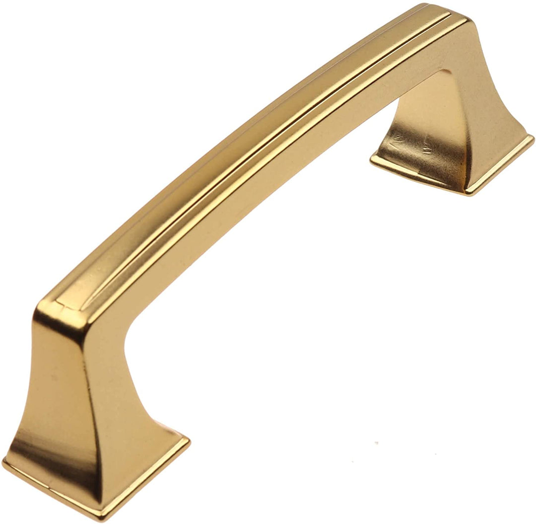 3 Center Gold Base Cabinet Pulls (25 Pack) Brass