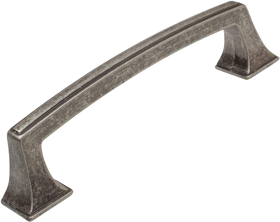5 Pack 3 3/4 Cc Weathered Nickel Base Cabinet Pulls