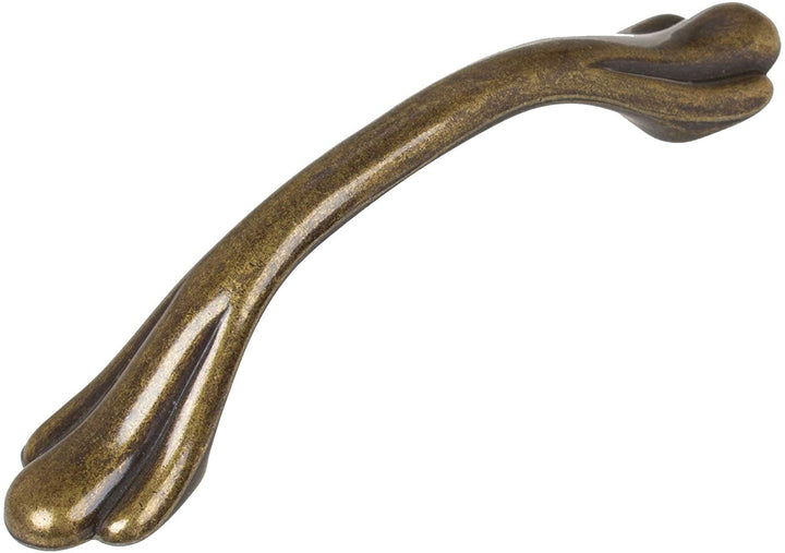 3 inch Antique Brass Classic Paw Cabinet Pulls (Pack 10)