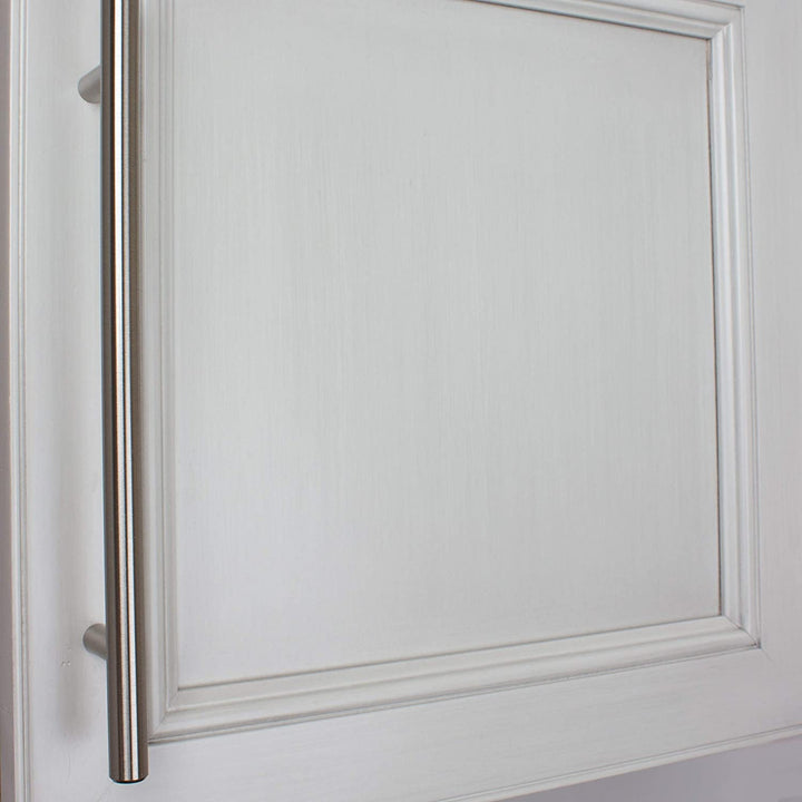 5 Pack 7 5/8 inch Center Solid Steel Cabinet Pull Modern Contemporary Metal Stainless Finish - Diamond Home USA