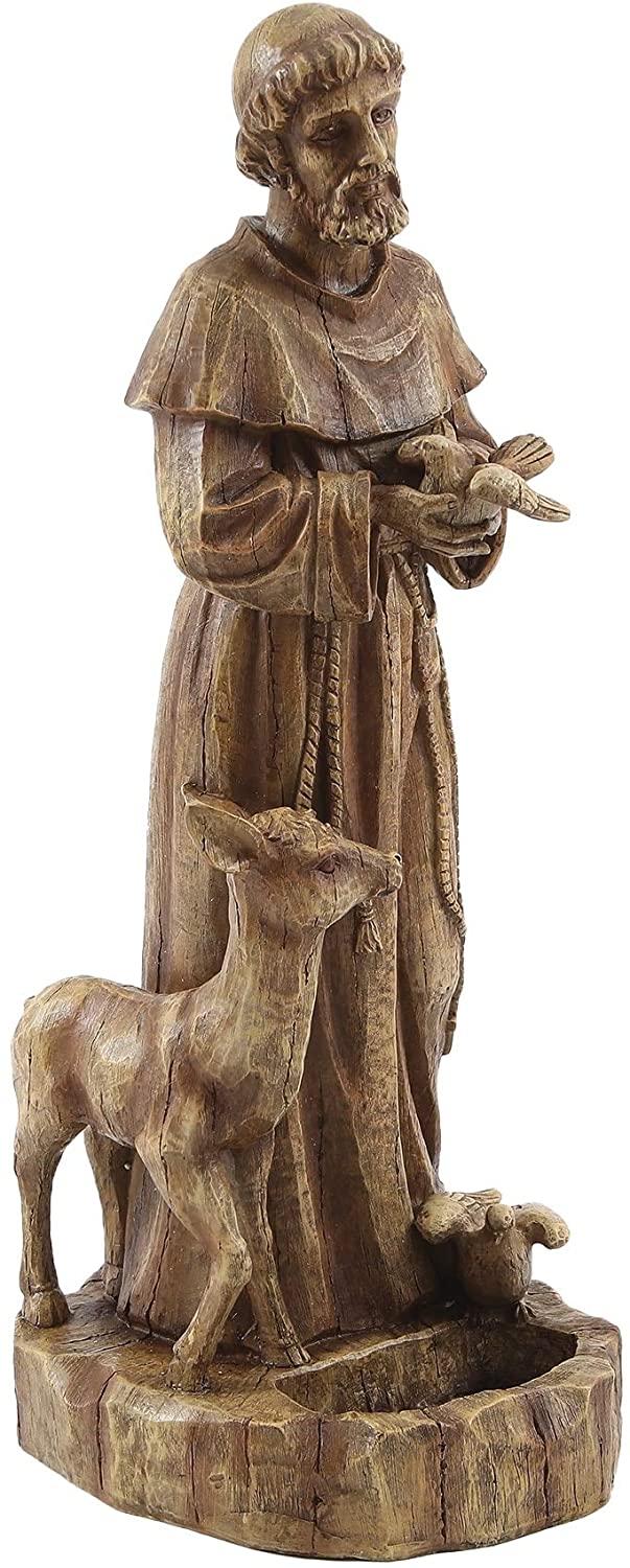 Brown Mgo Garden Statue Traditional Magnesium Oxide - Diamond Home USA