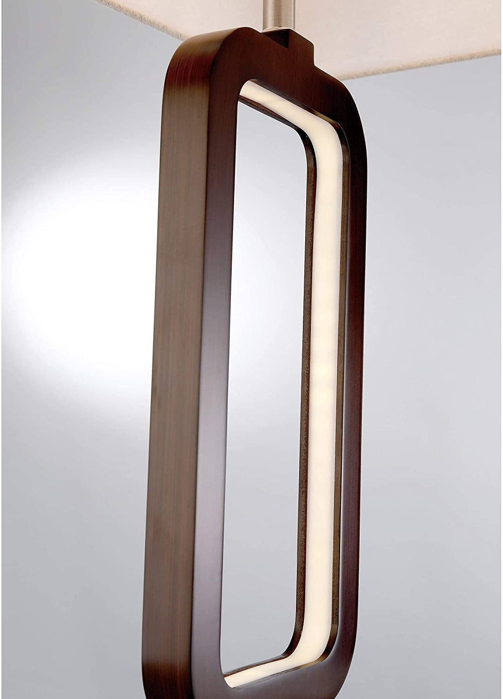 2 Light Table Lamp Brown Modern Contemporary