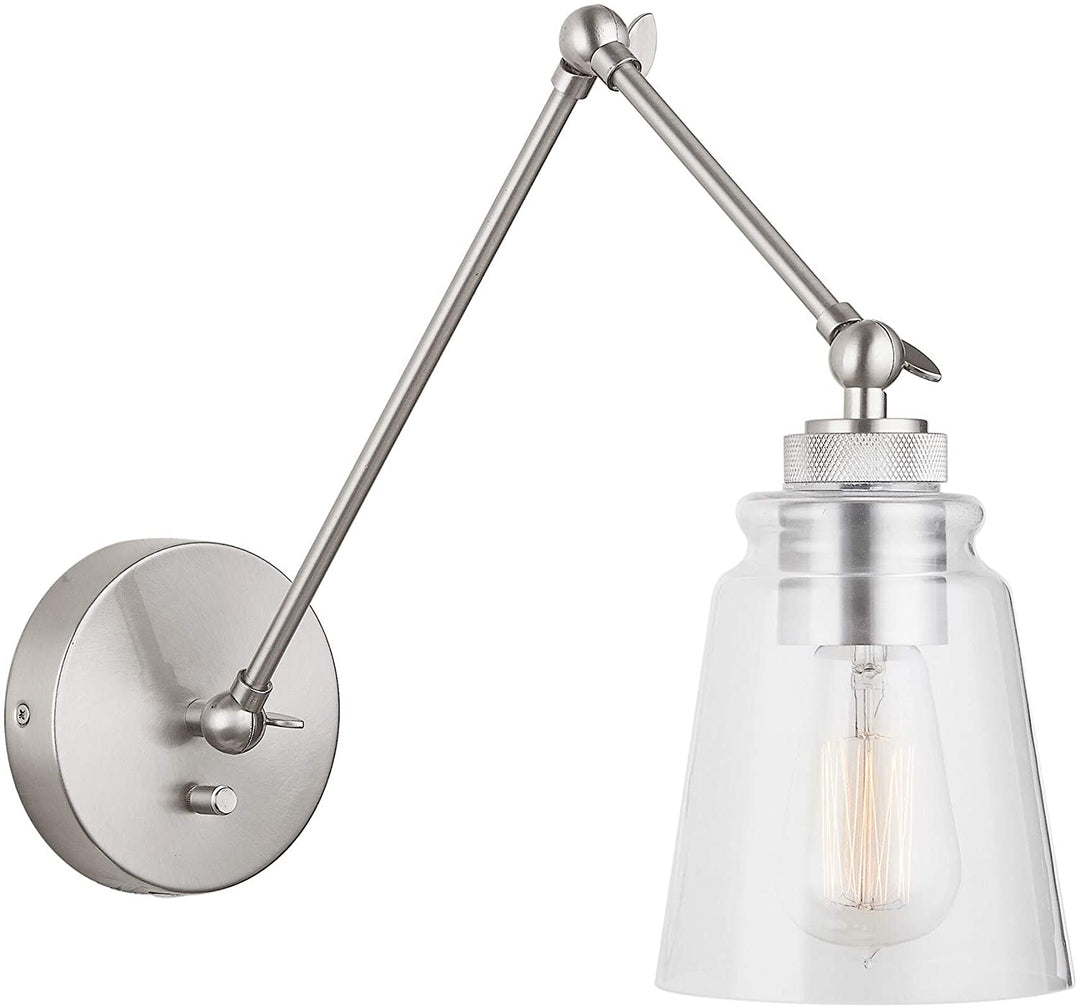 Profile 1 Light Brushed Nickel Wall Sconce Modern