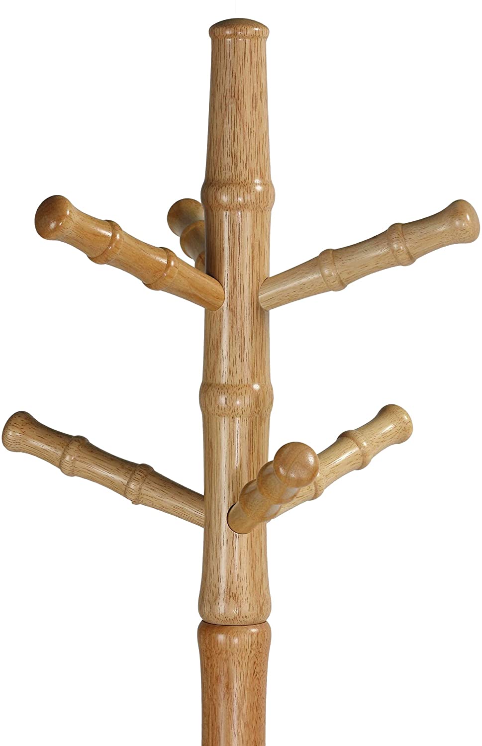 Coat Rack Brown Traditional Wood Finish - Diamond Home USA