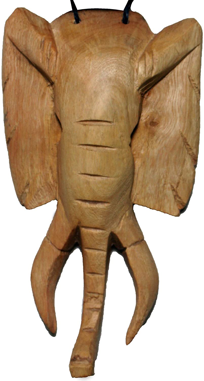 Handmade Animal Wood Wall Hanging (Kenya) Brown