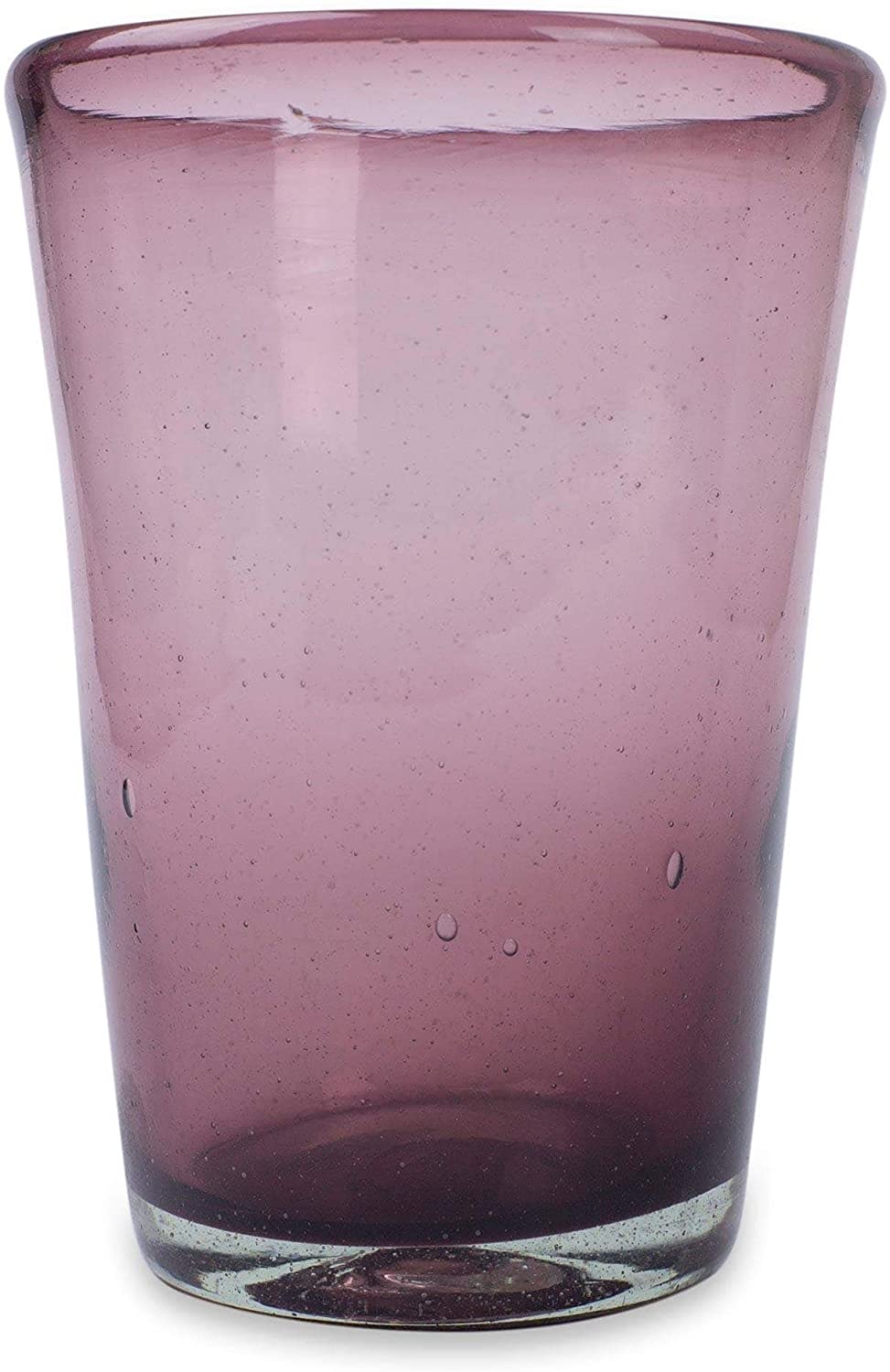 Handmade Tall Amethyst Glass Tumblers (Mexico)