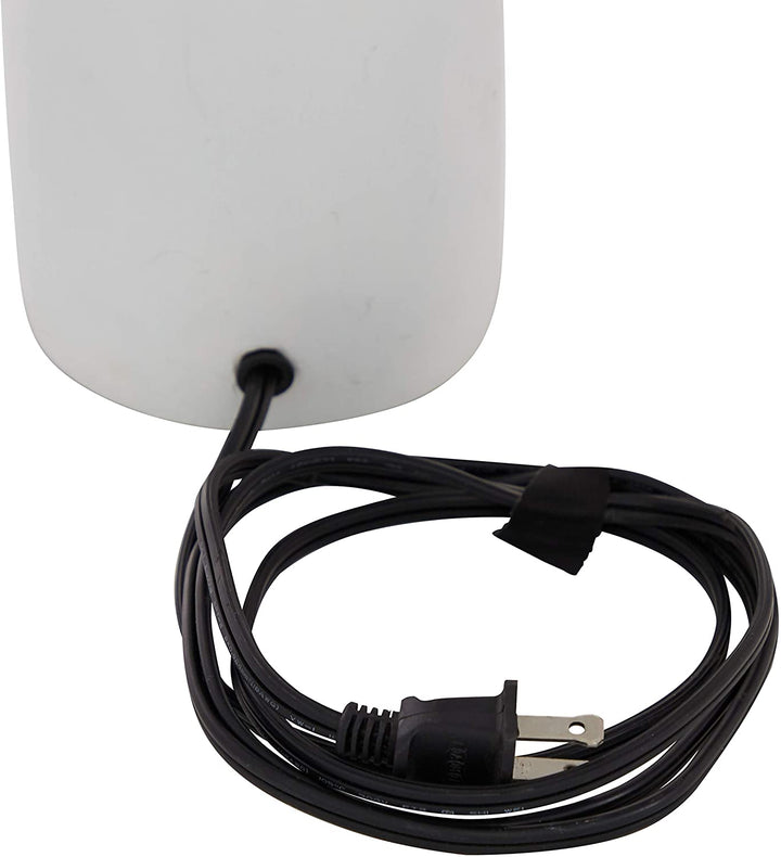 White Gold Metal Cement Table Lamp Shade 12" X 21" 12 X 21 Modern Contemporary - Diamond Home USA