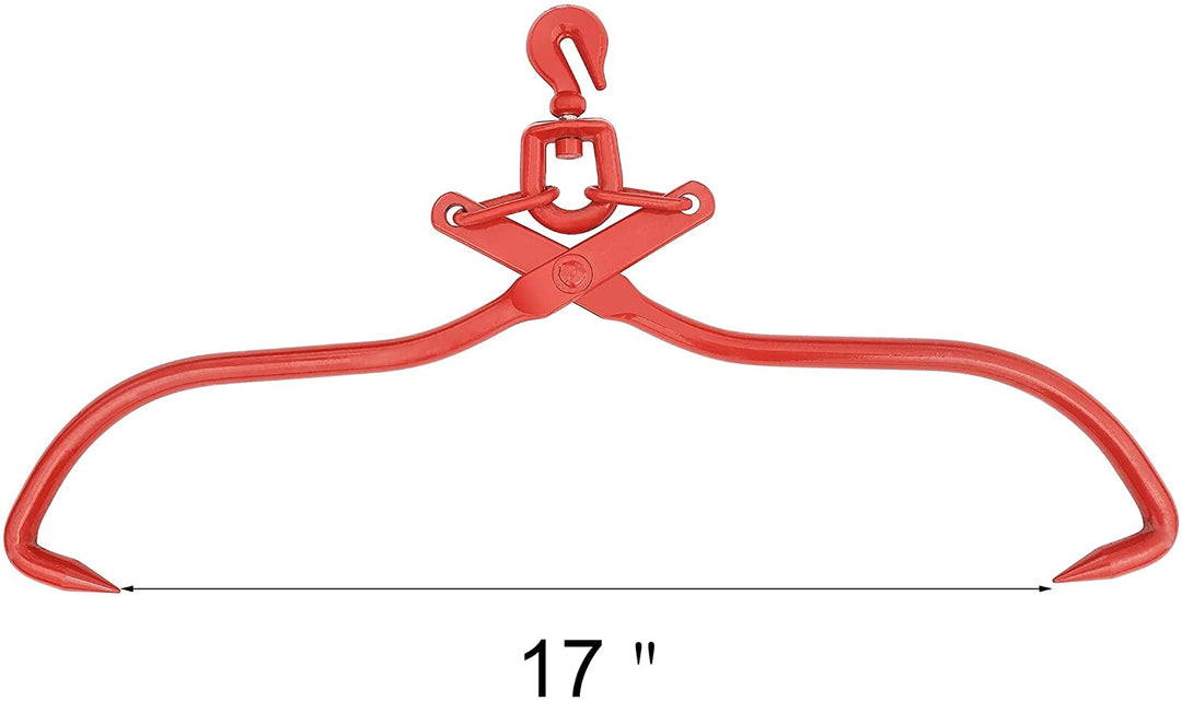 MISC Earth Worth Skidding Swivel Tongs Red 17" Steel