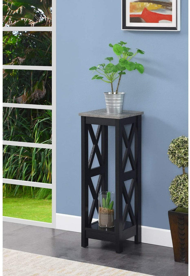 Tall Plant Stand Color Modern Contemporary Rectangular MDF - Diamond Home USA