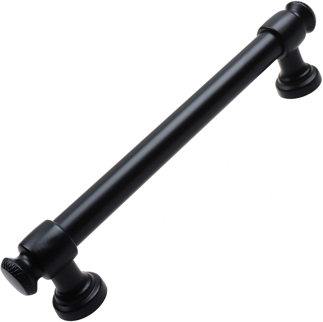25 Pack 5 Center Matte Black Classic Euro Cabinet Pulls