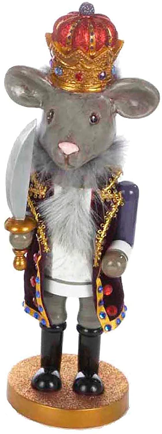 12 inch Hollywood Mouse King Nutcracker Color Plastic