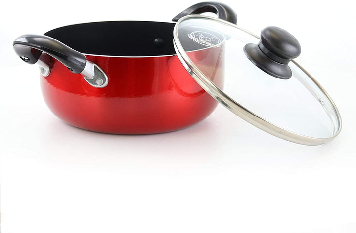 2 Quart Dutch Oven Red - Diamond Home USA