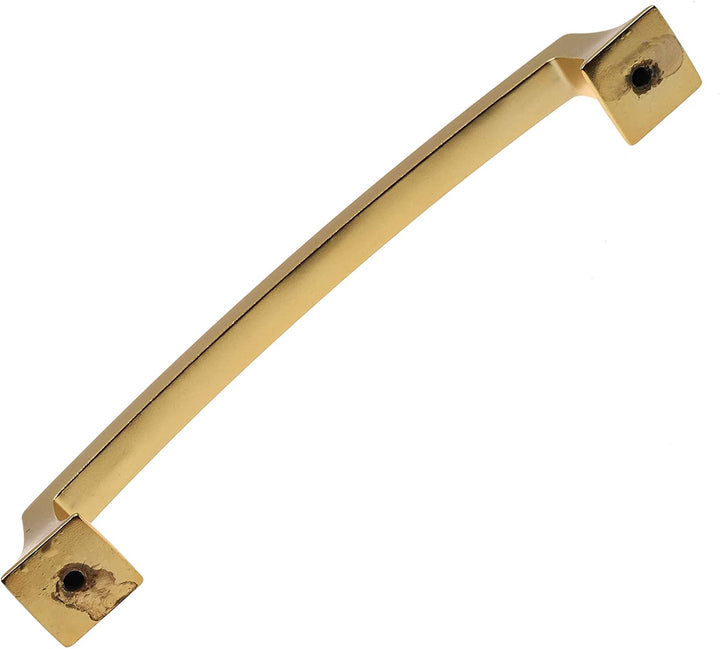 5 Center Gold Base Cabinet Pulls (10 Pack) Brass Industrial Zinc Finish - Diamond Home USA