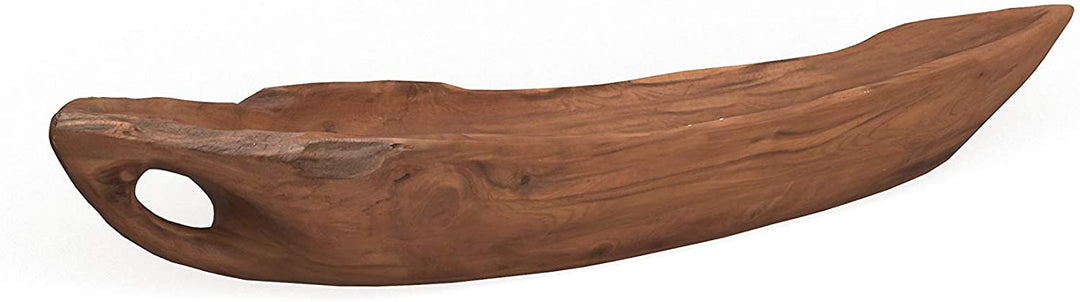 Teak Wood Bowl Black