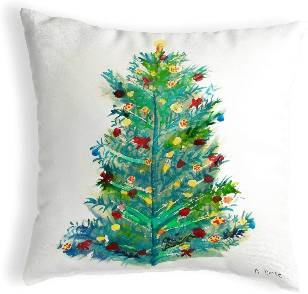 Christmas Tree Small No Cord Pillow 11x14 Color Graphic