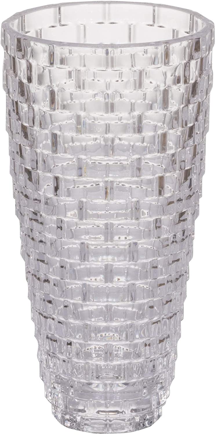 Vase Tall 6x12 Inches Clear