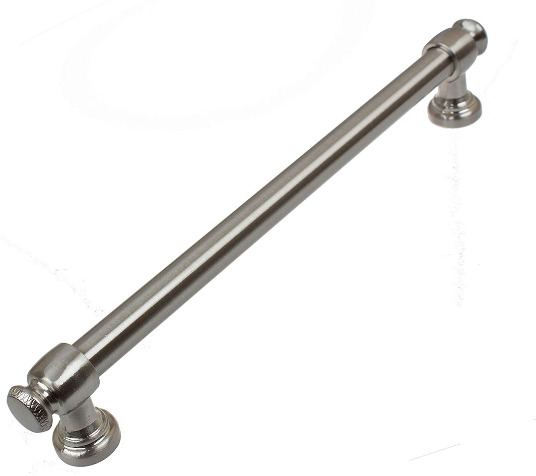 5 Pack 7 5/8 Cc Classic Satin Nickel Euro Bar Pulls Metal