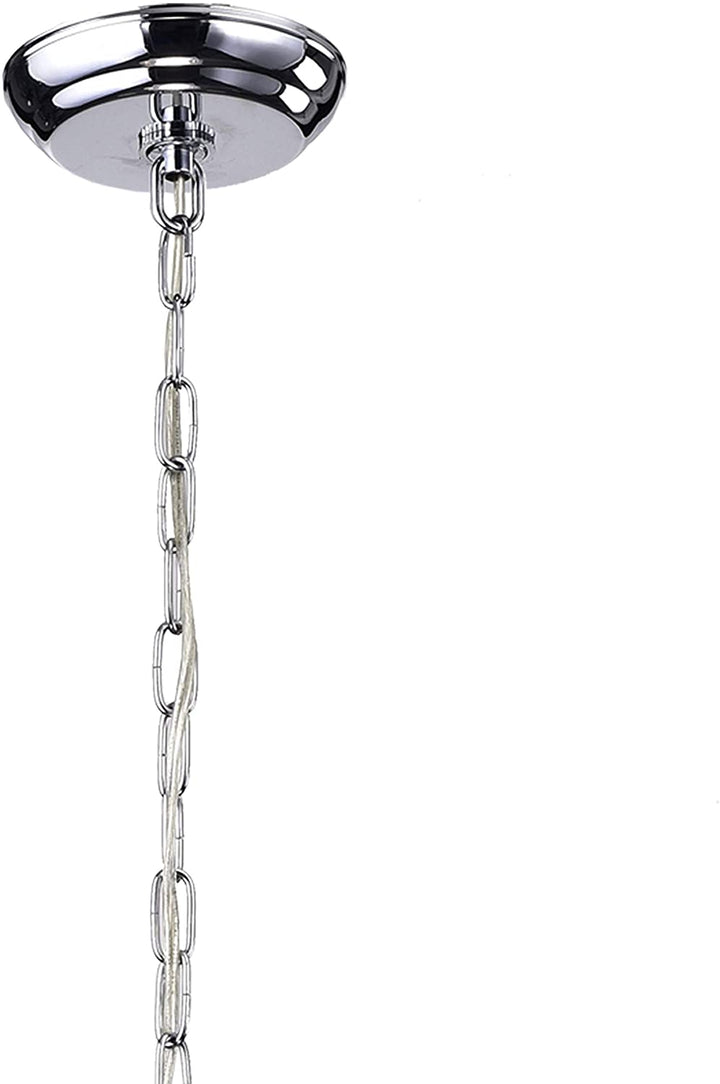 5 Light Tiered Chandelier Modern Contemporary Glass Dimmable - Diamond Home USA